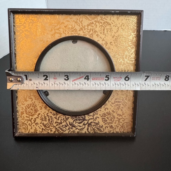 Decorative Gold Patterned Square Picture Frame - Picture 4 of 4